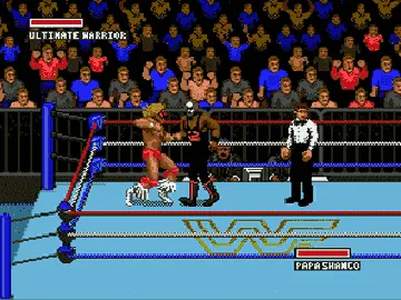 WWF Super WrestleMania (USA, Europe) screen shot game playing